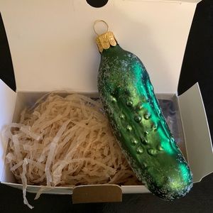 European Hand Blown Ornament Pickle
